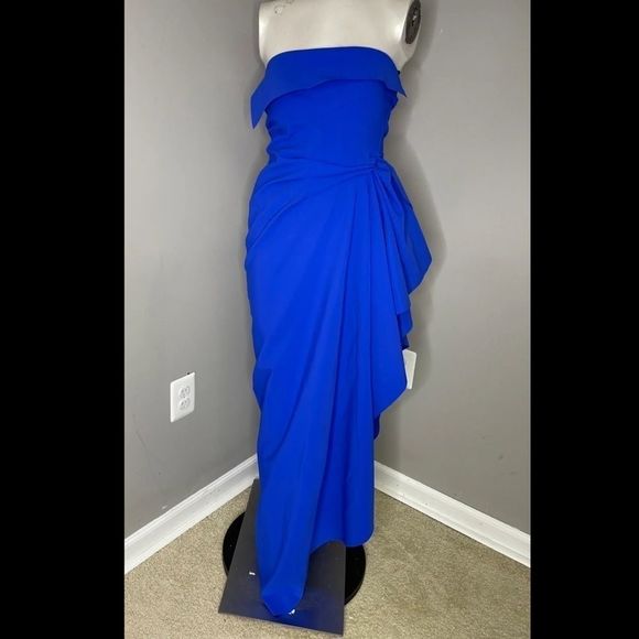 NWT Chiara Boni Nyaveth Long Column Dress SIZE 2 $995 - Picture 5 of 9